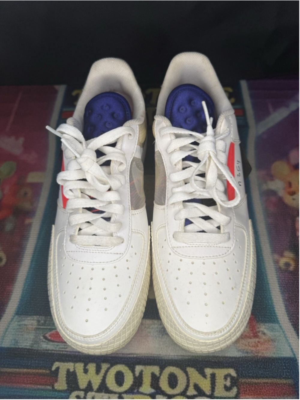 Nike Air Force 1 Type Summer White Men’s Low Top Lace Up Colorblock